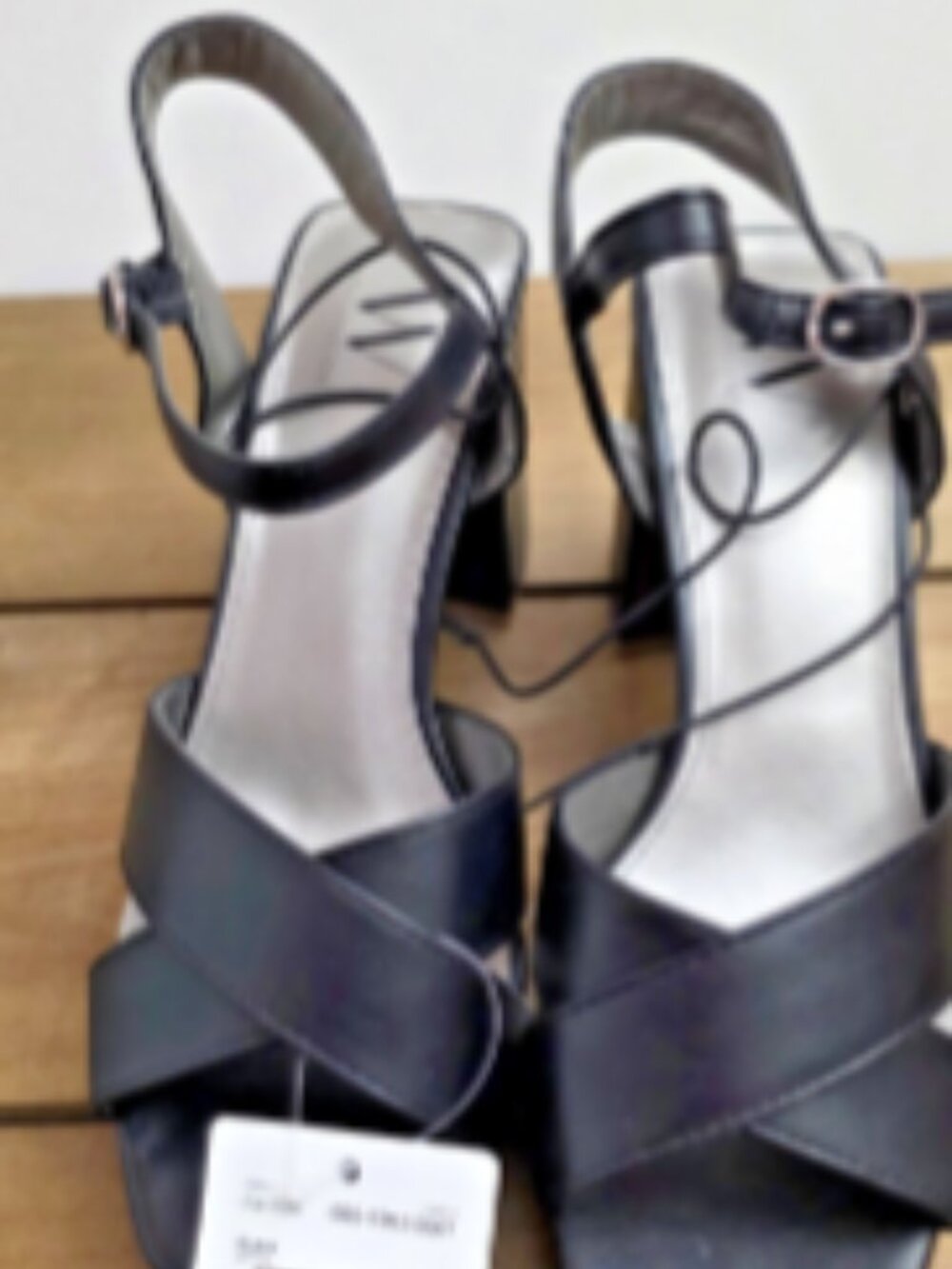 Worthington Black Strappy Women’s Heels Size 7.5M